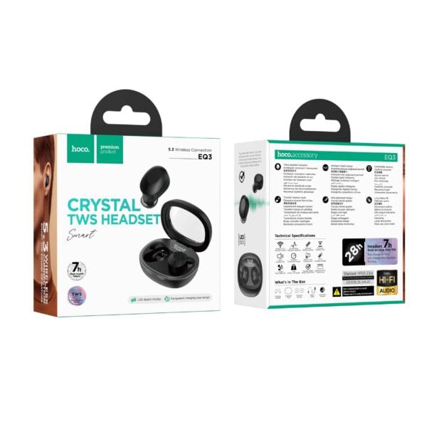 Hoco EQ3 True Wireless Earbuds - Image 4