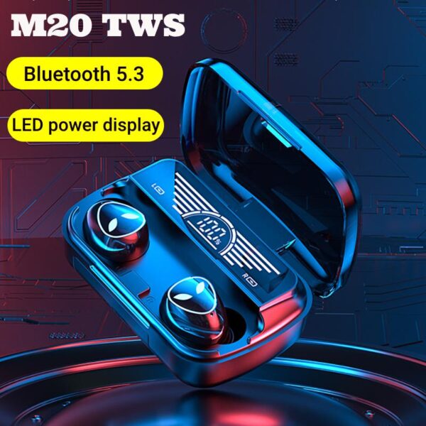 M20 Tws Wireless Earbuds With Noise Cancelling Feature - Bluetooth Headphone